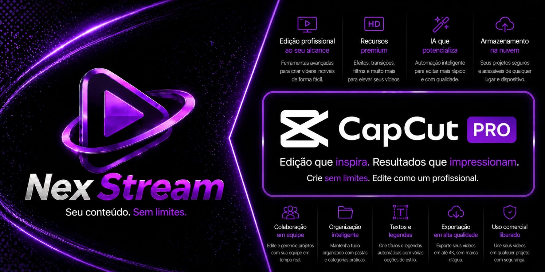 CAPCUT PRO (Tela)